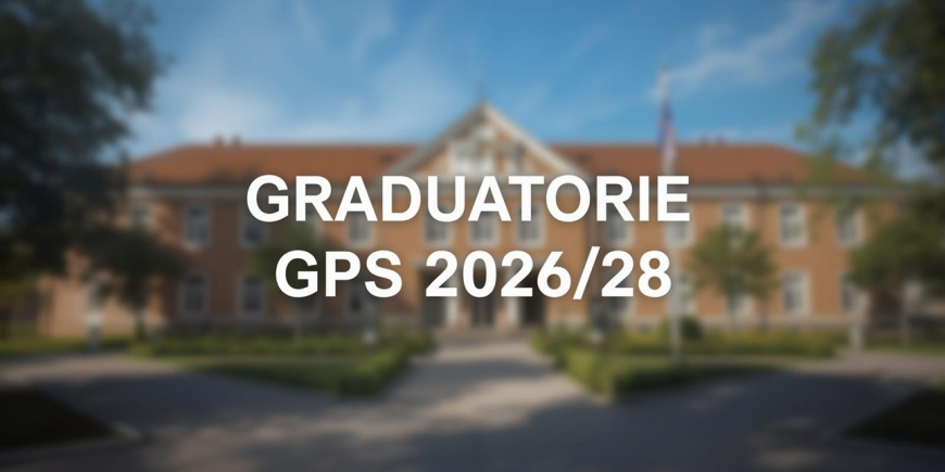 GRADUATORIE GPS 2026/28: AGGIORNAMENTO DAL 23 FEBBRAIO (ORE 12) AL 16 MARZO 2026 (ORE 23.59)?