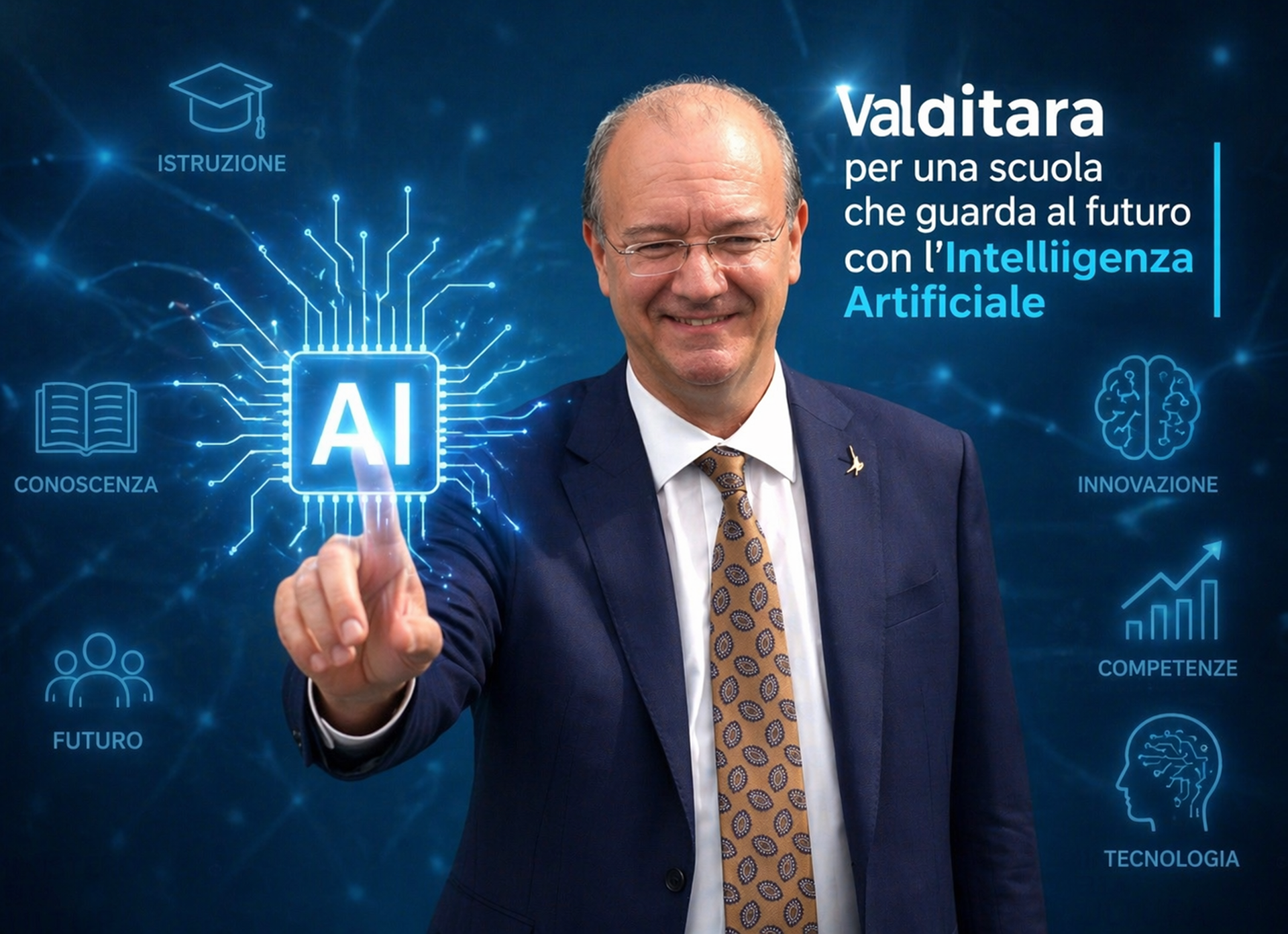 VALDITARA: UNA SCUOLA COSTITUZIONALE, IA AL SERVIZIO DELL’INSEGNANTE E EDUCAZIONE ALL’EMPATIA